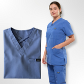 Women's Scrub Top - Cross Neck