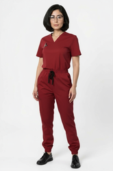 2 PIECE SET: V NECK 3 POCKETS + 8 POCKETS JOGGER PANT