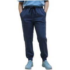 WOMEN'S SCRUB JOGGER PANT-7 FUNCTIONAL POCKETS W/ ZIPPER
