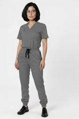 2 PIECE SET: V NECK  3 POCKETS + 8 POCKETS JOGGER PANT